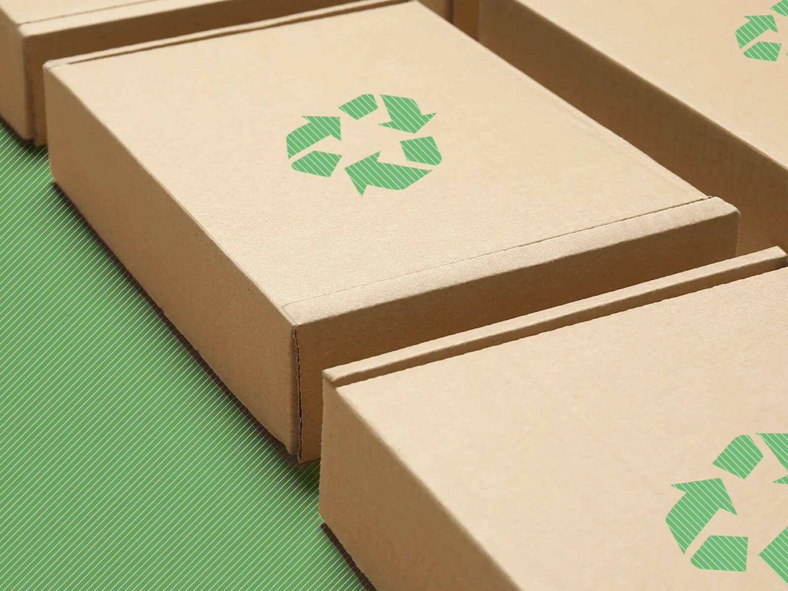 Sustainable kraft corrugated packaging — recyclable, FSC-certified, made from renewable fiber